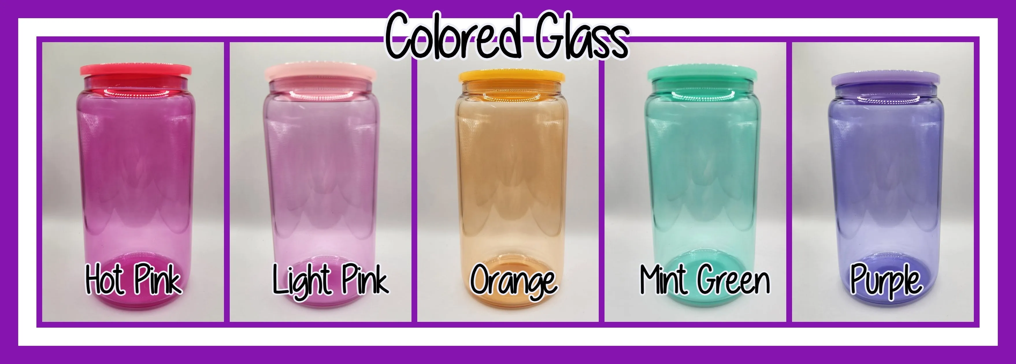 16oz Glass or Plastic Cup-Summer Flowers SM