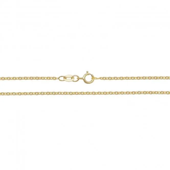 18ct Yellow Gold Cable Chain CQ432