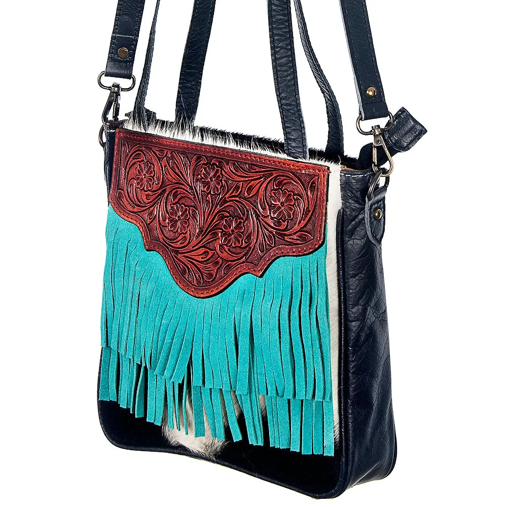 ADBG304 American Darling Hand Tooled Genuine Leather Women Bag Western Handbag Purse