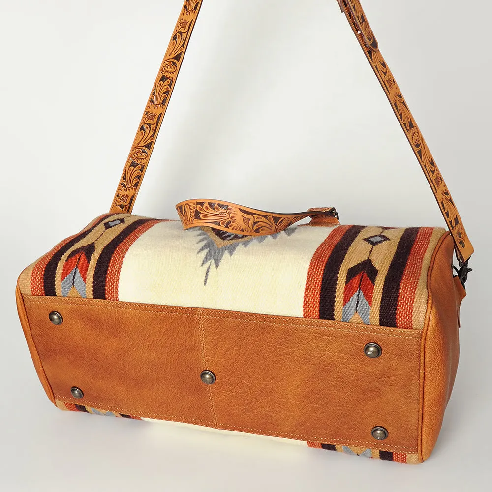 ADBG870C American Darling Hand Tooled Saddle Blanket Genuine Leather Women Bag Western Handbag Purse