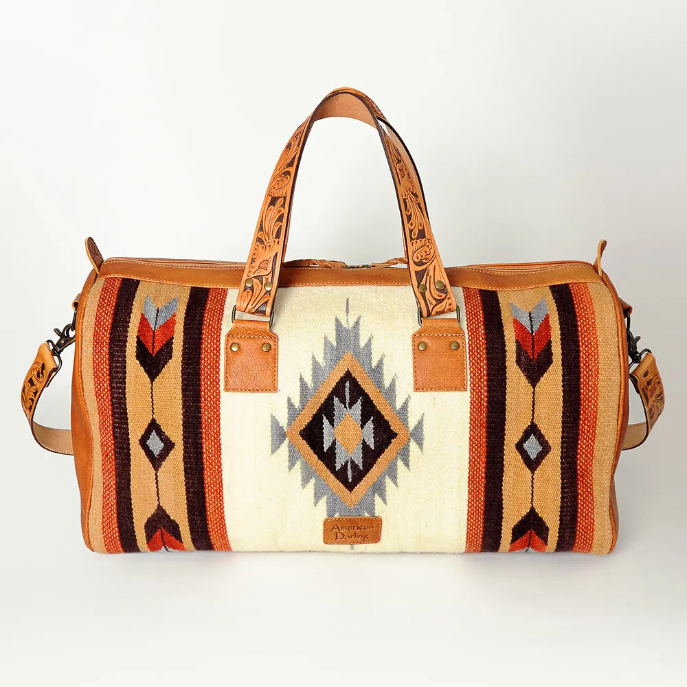 ADBG870C American Darling Hand Tooled Saddle Blanket Genuine Leather Women Bag Western Handbag Purse
