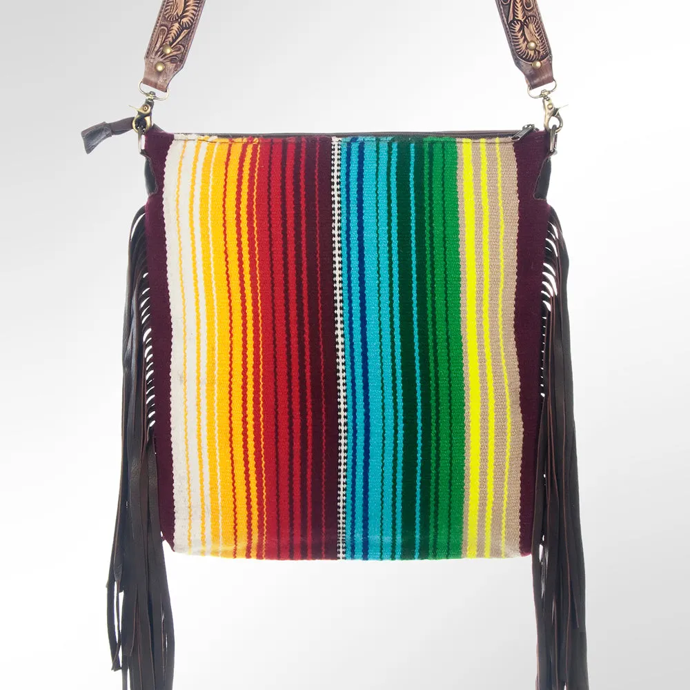 ADBGZ271 American Darling Hand Tooled Saddle Blanket Genuine Leather Women Bag Western Handbag Purse
