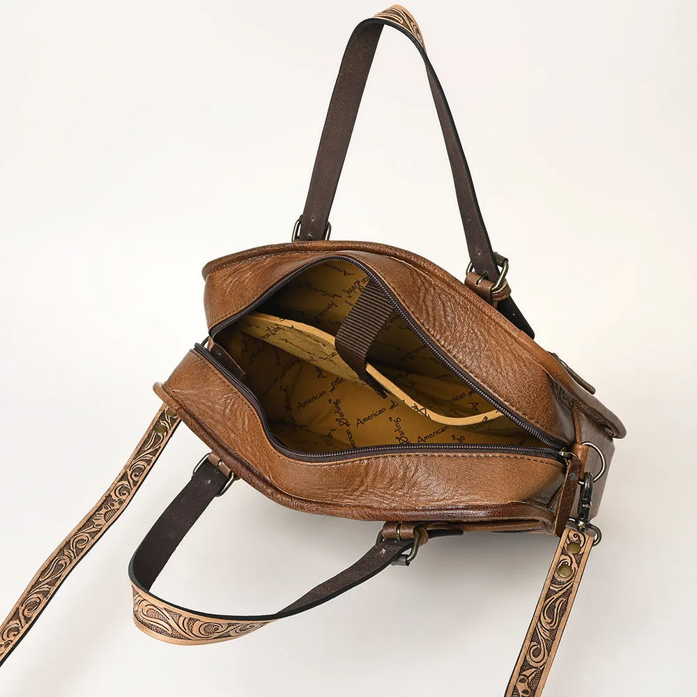 American Darling ADBG1183A Crocodile Embossed Genuine Leather women bag western handbag purse