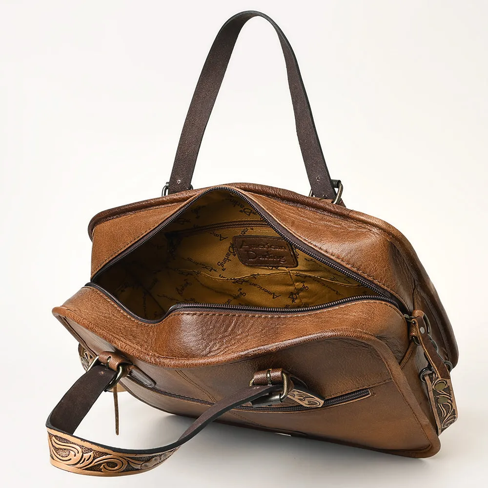 American Darling ADBG1183A Crocodile Embossed Genuine Leather women bag western handbag purse