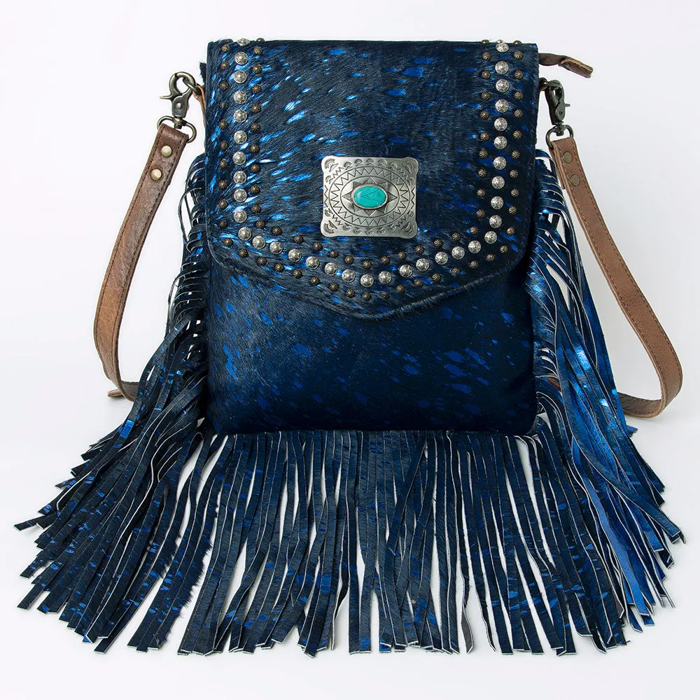 American Darling ADBG988 Crossbody Hair-On Genuine Leather Women Bag Western Handbag Purse