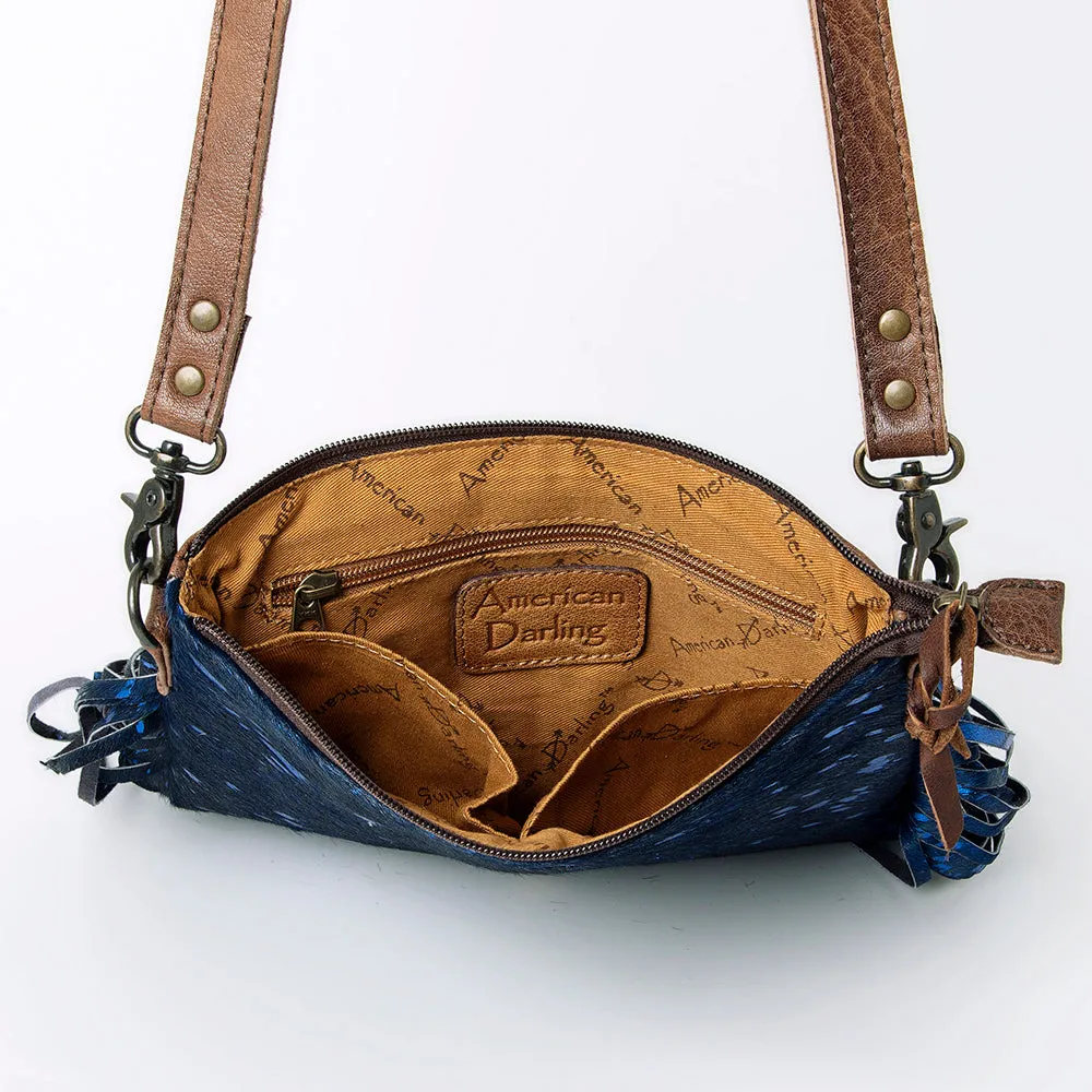 American Darling ADBG988 Crossbody Hair-On Genuine Leather Women Bag Western Handbag Purse