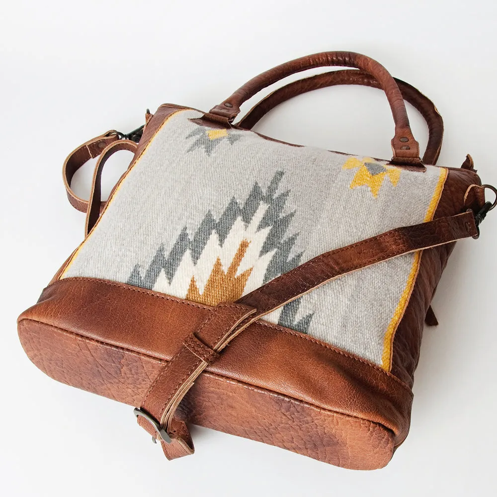 American Darling ADBGK111 Large Crossbody Saddle Blanket Genuine Leather Women Bag Western Handbag Purse