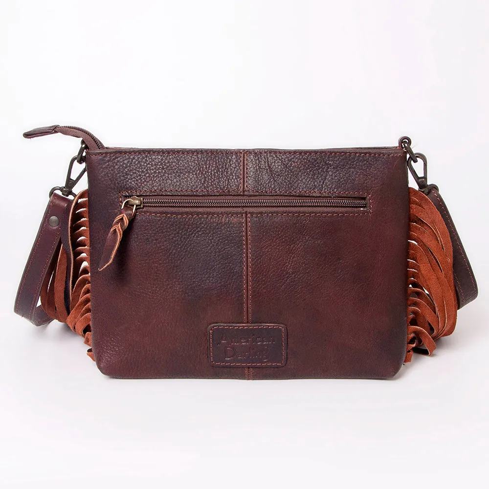 American Darling ADBGZ316 Crossbody Hair-On Genuine Leather Women Bag Western Handbag Purse