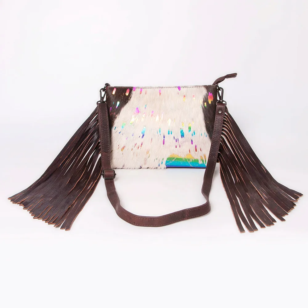 American Darling ADBGZ316 Crossbody Hair-On Genuine Leather Women Bag Western Handbag Purse