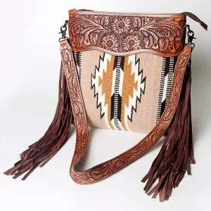 American Darling ADBGZ562 Signature Crossbody Hand Tooled Saddle Blanket Genuine Leather Women Bag Western Handbag Purse
