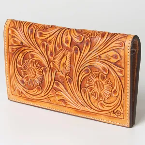 American Darling ADBGZ584A Wallet Hand Tooled Genuine Leather women bag western handbag purse