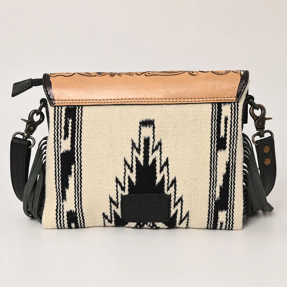American Darling Crossbody Hand Tooled Saddle Blanket Genuine Leather Women Bag Western Handbag Purse