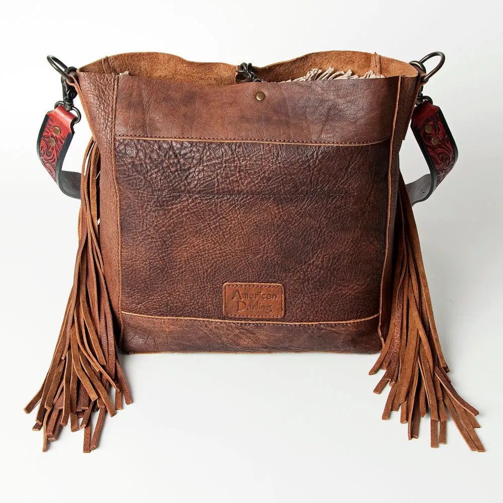 American Darling CROSSBODY Upcycled Wool Genuine Leather women bag western handbag purse