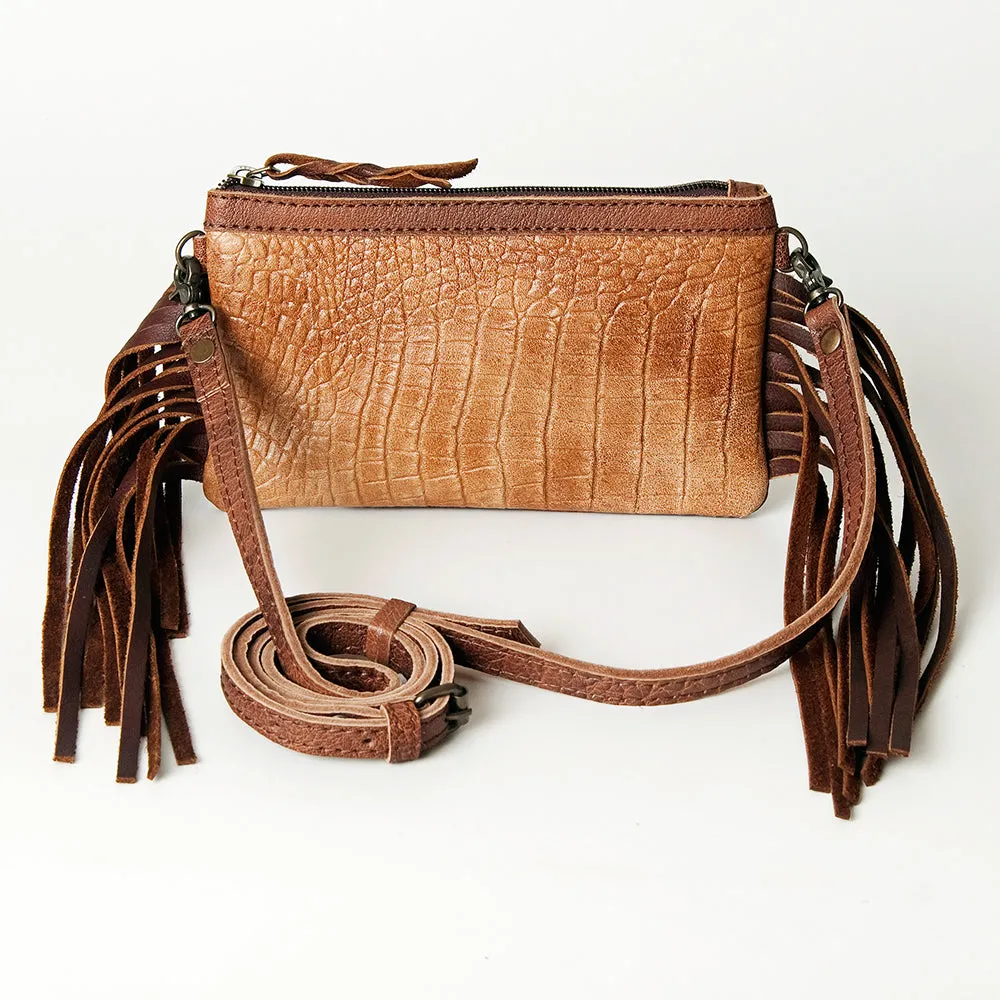 American Darling GIBGX286 Crocodile Embossed Genuine Leather Women Bag Western Handbag Purse