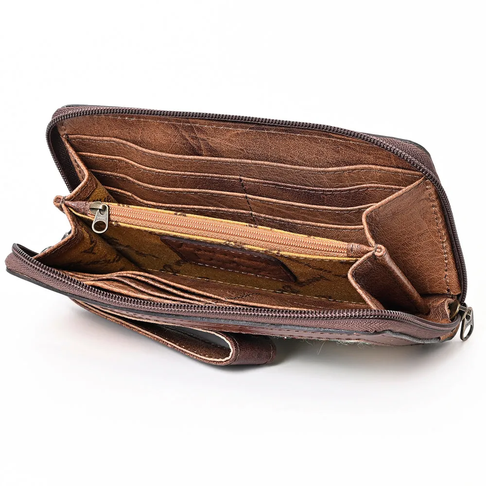 American Darling Organiser Hand Tooled Saddle Blanket Genuine Leather Women Bag Western Handbag Purse