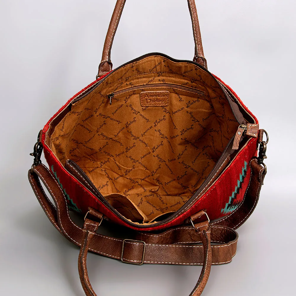 American Darling Tote Saddle Blanket Genuine Leather women bag western handbag purse
