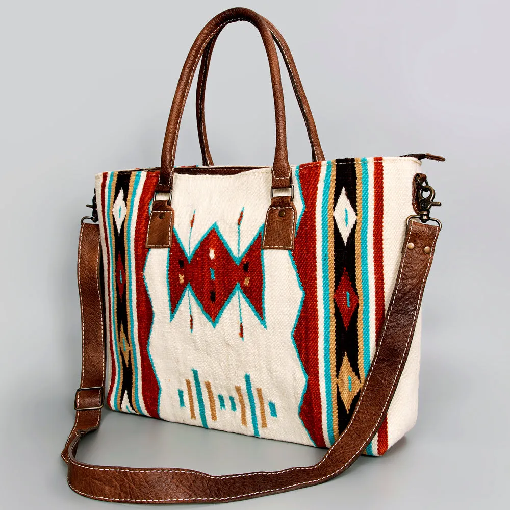 American Darling Tote Saddle Blanket Genuine Leather women bag western handbag purse