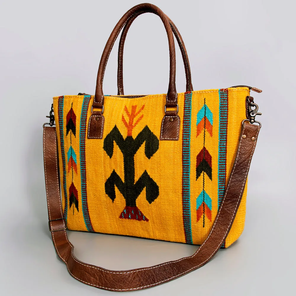American Darling Tote Saddle Blanket Genuine Leather women bag western handbag purse