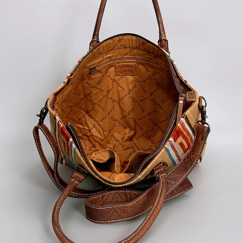 American Darling Tote Saddle Blanket Genuine Leather women bag western handbag purse