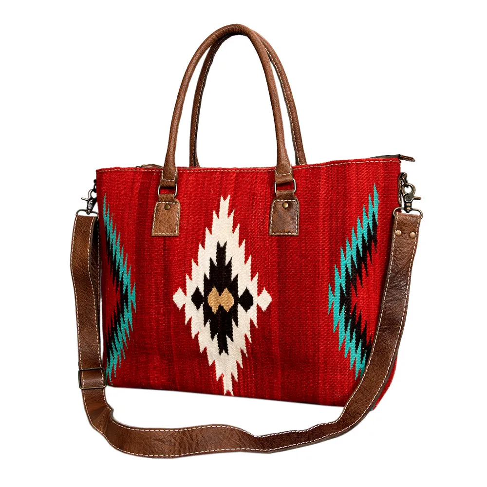 American Darling Tote Saddle Blanket Genuine Leather women bag western handbag purse