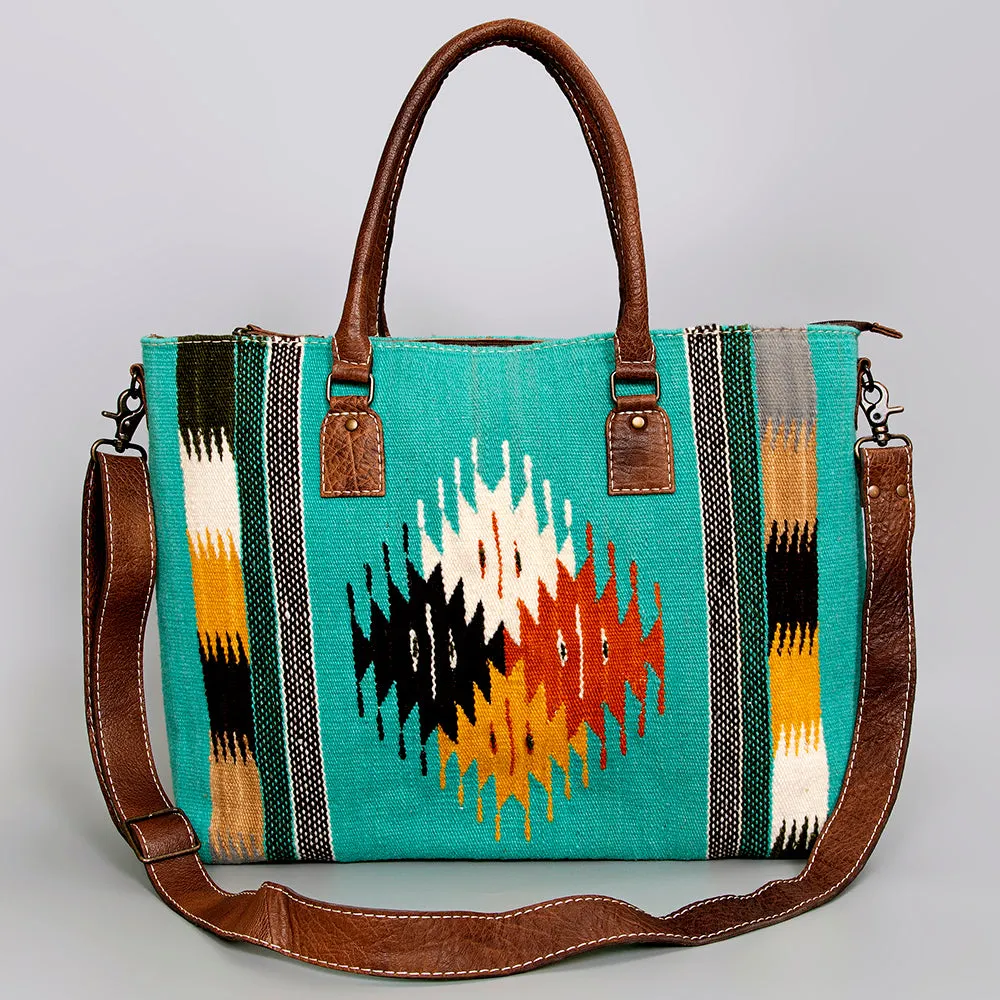 American Darling Tote Saddle Blanket Genuine Leather women bag western handbag purse