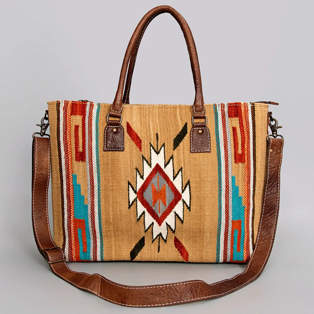 American Darling Tote Saddle Blanket Genuine Leather women bag western handbag purse