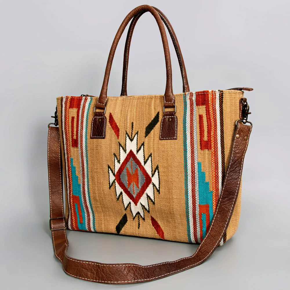American Darling Tote Saddle Blanket Genuine Leather women bag western handbag purse