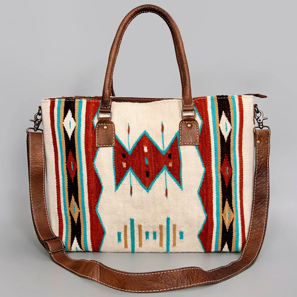 American Darling Tote Saddle Blanket Genuine Leather women bag western handbag purse