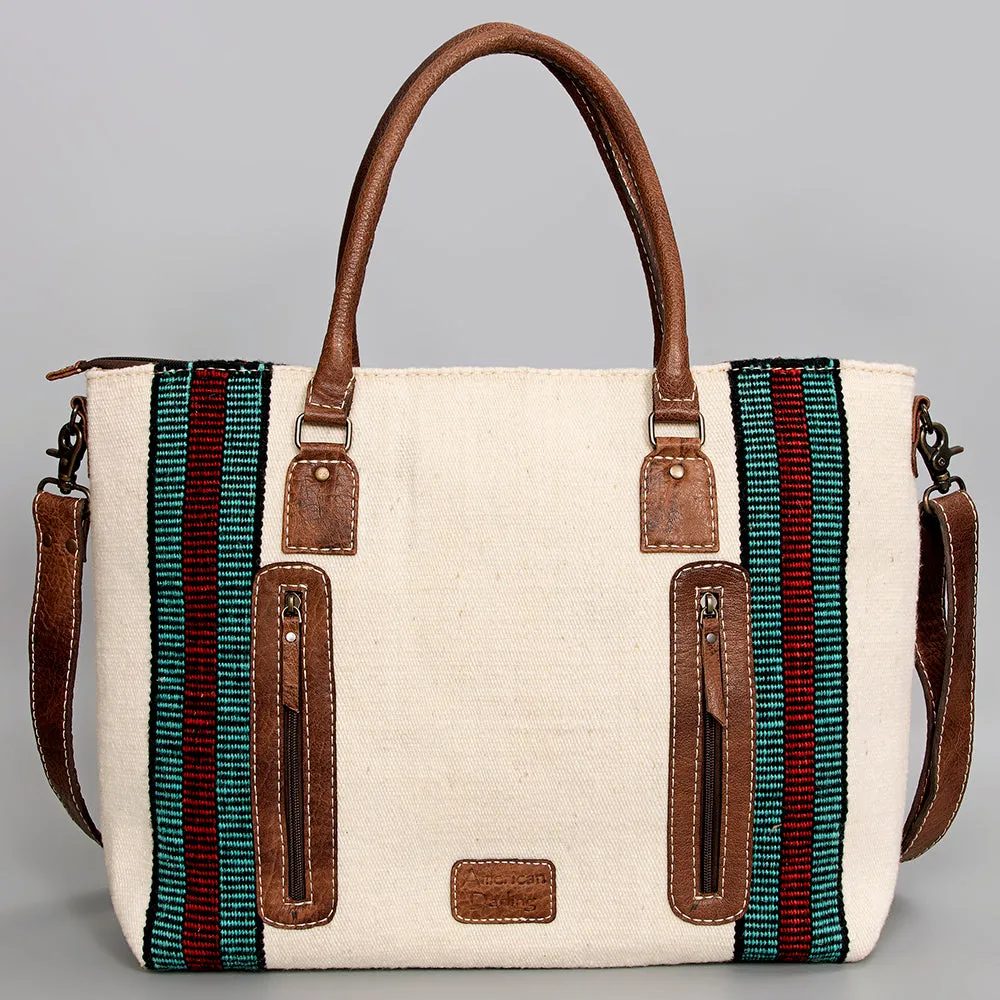 American Darling Tote Saddle Blanket Genuine Leather women bag western handbag purse
