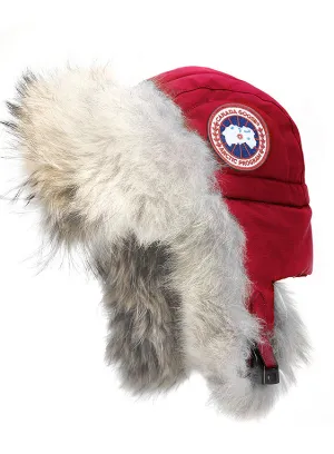 Aviator Hat Mens Red