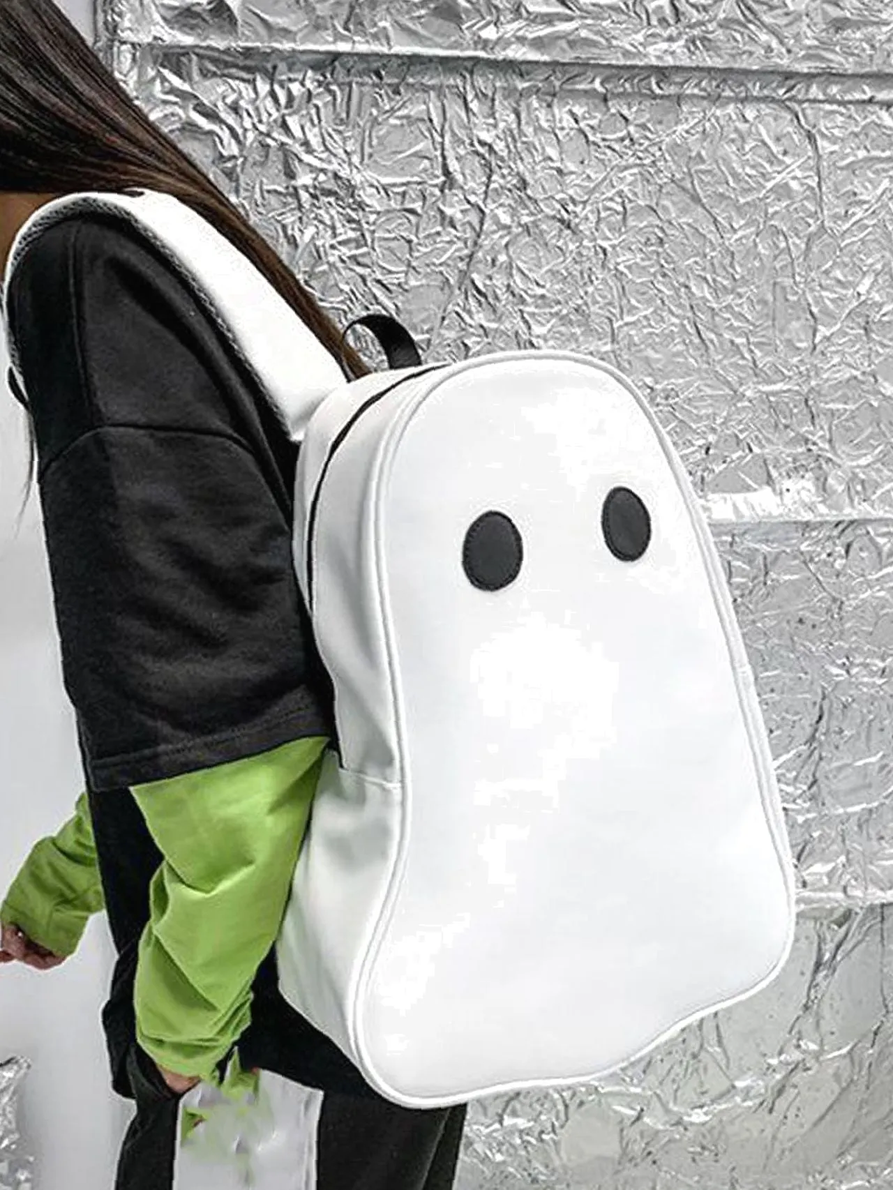 Bag For Love  Cartoon Patched Detail Novelty Bag   Women Backpacks