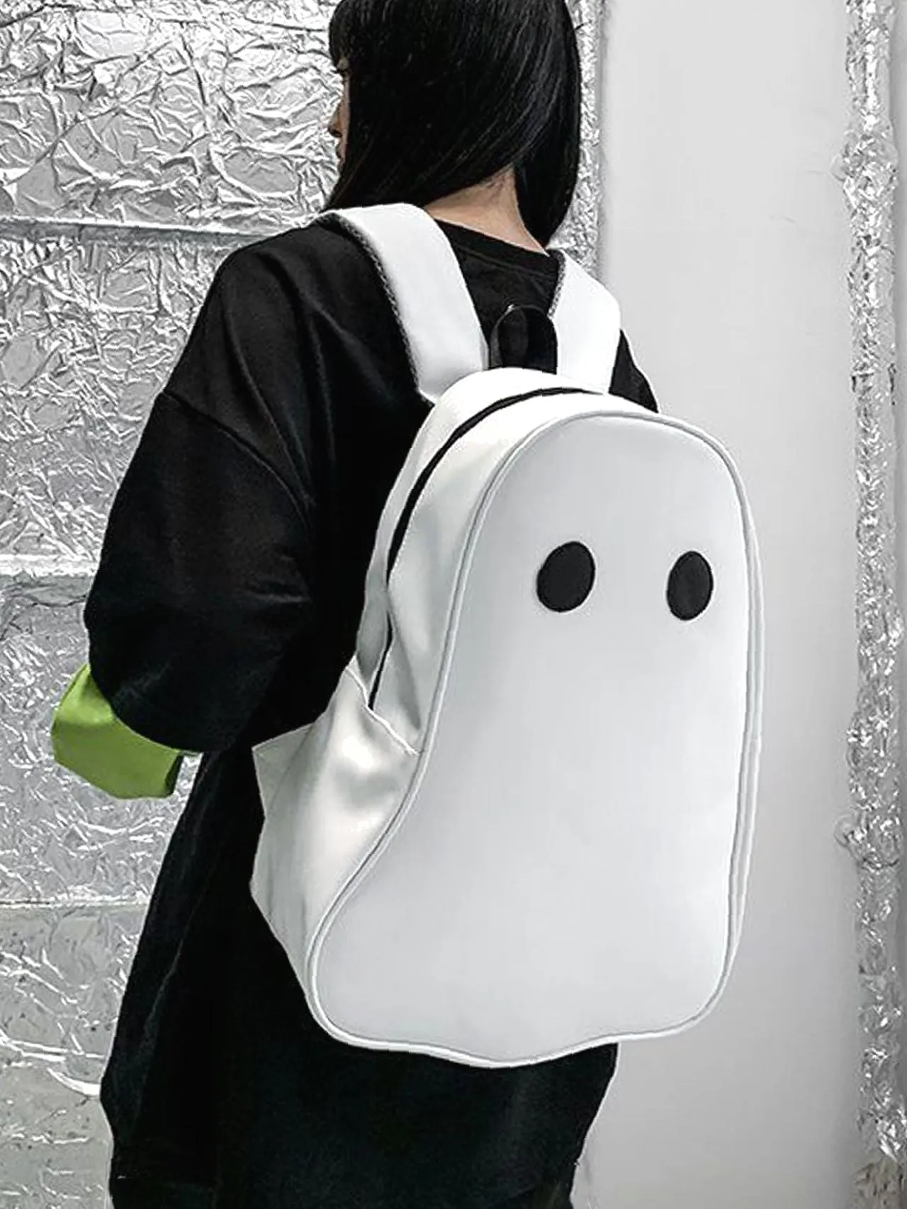 Bag For Love  Cartoon Patched Detail Novelty Bag   Women Backpacks