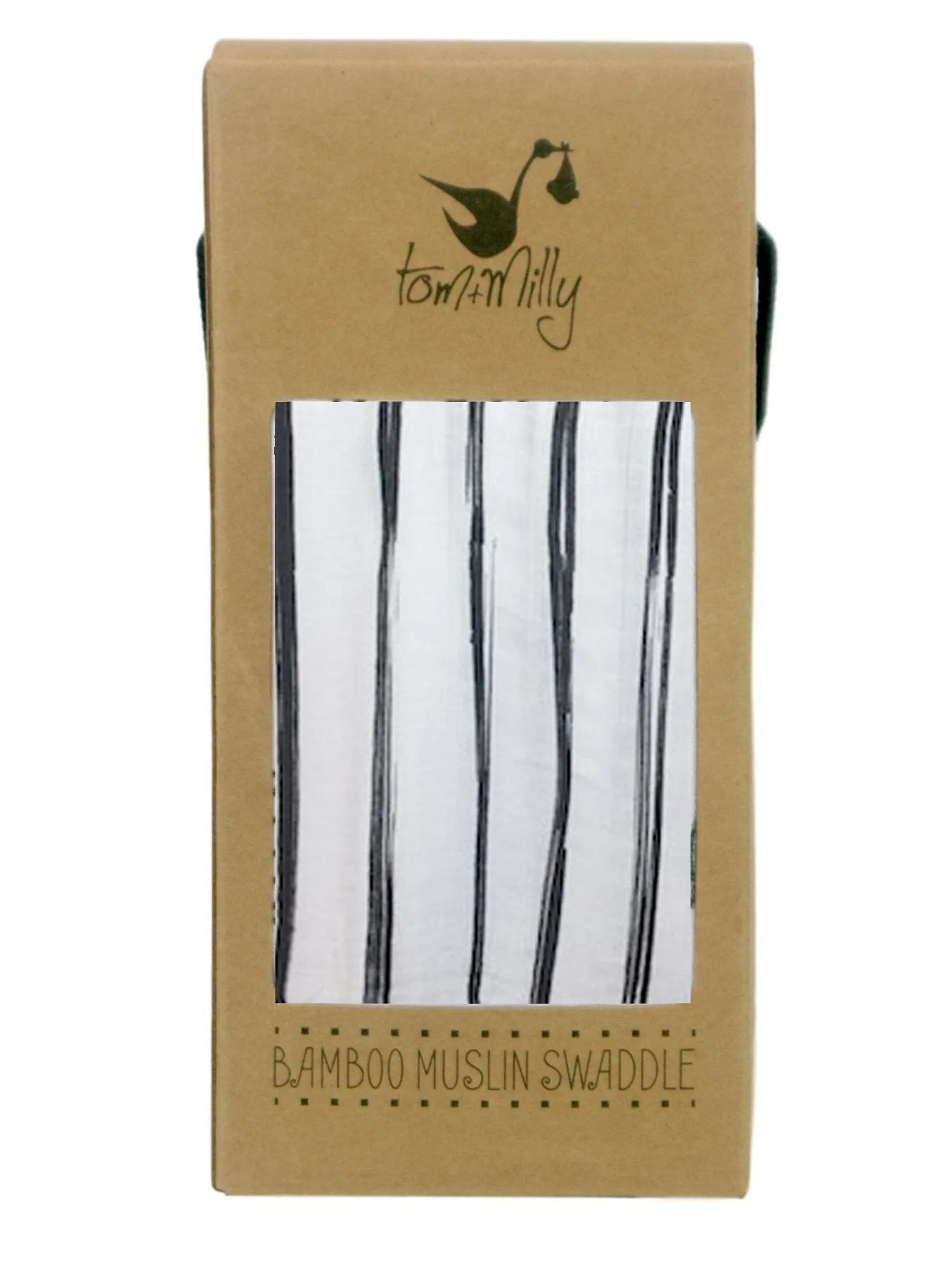 Bamboo Muslin Swaddle | Paint Stroke