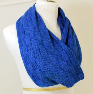 Basketweave Infinity Scarf