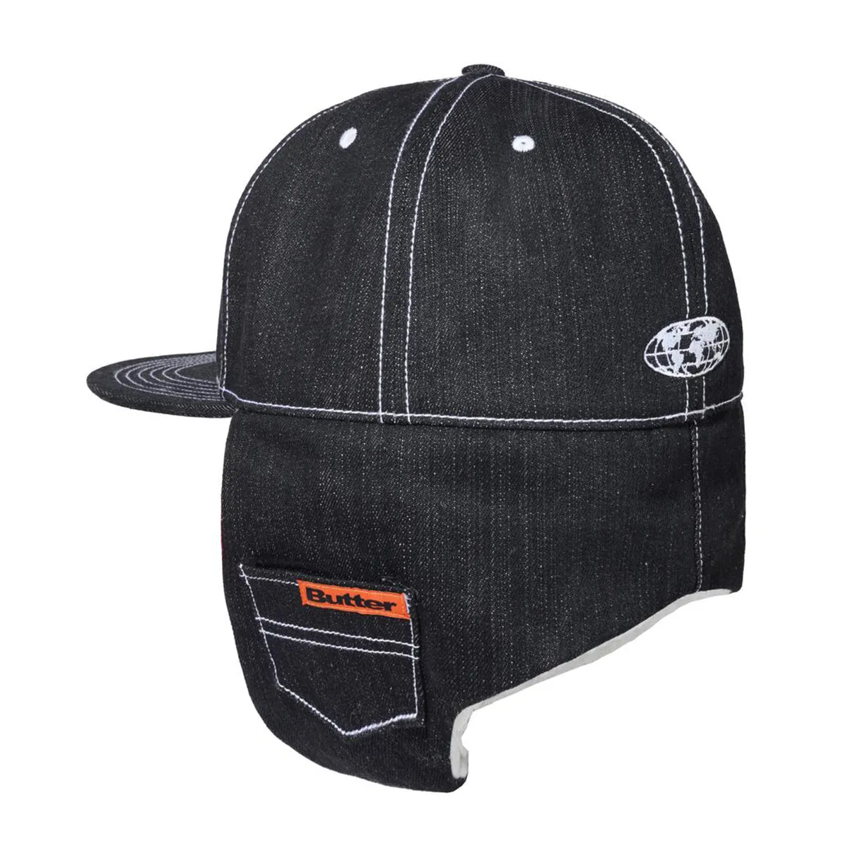 Butter Goods - Adilson Flap Cap Black