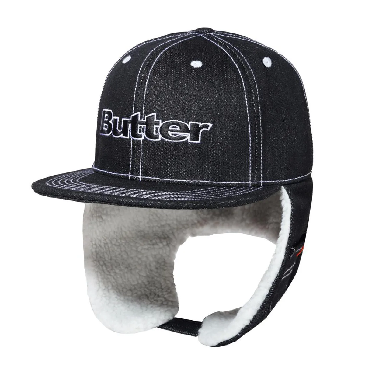 Butter Goods - Adilson Flap Cap Black