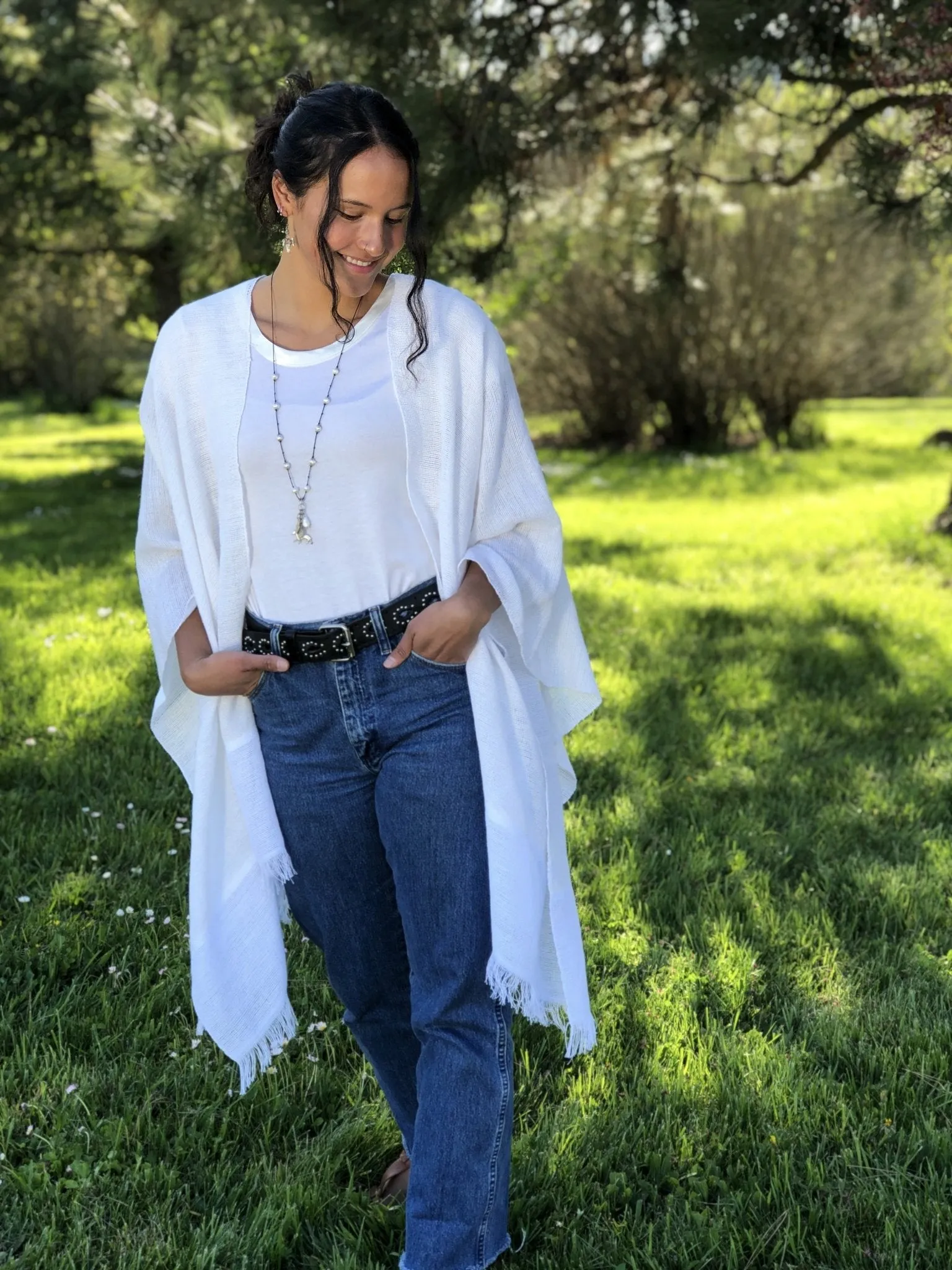 Catalina White Summer Wrap