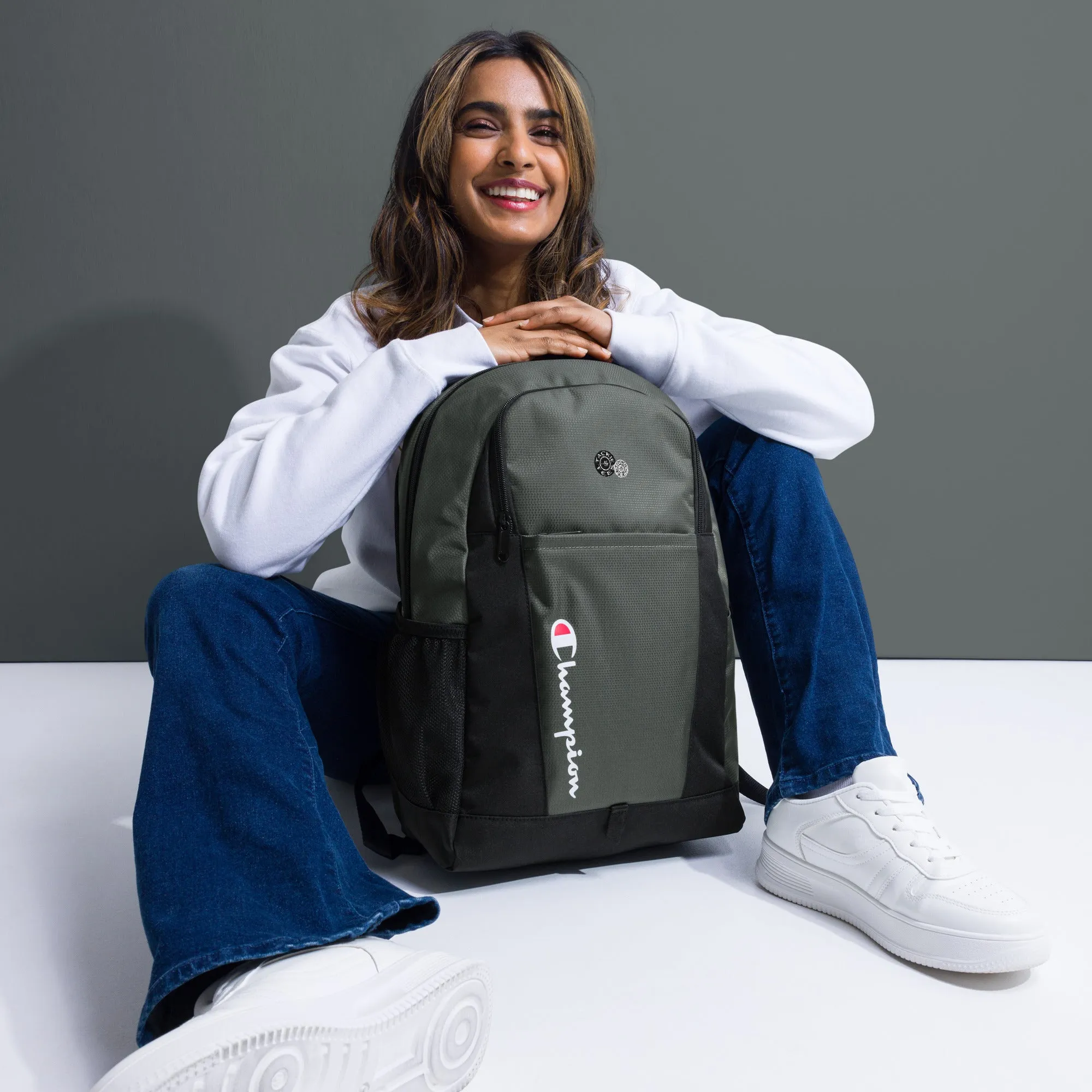 Champion backpack | signature embroidered