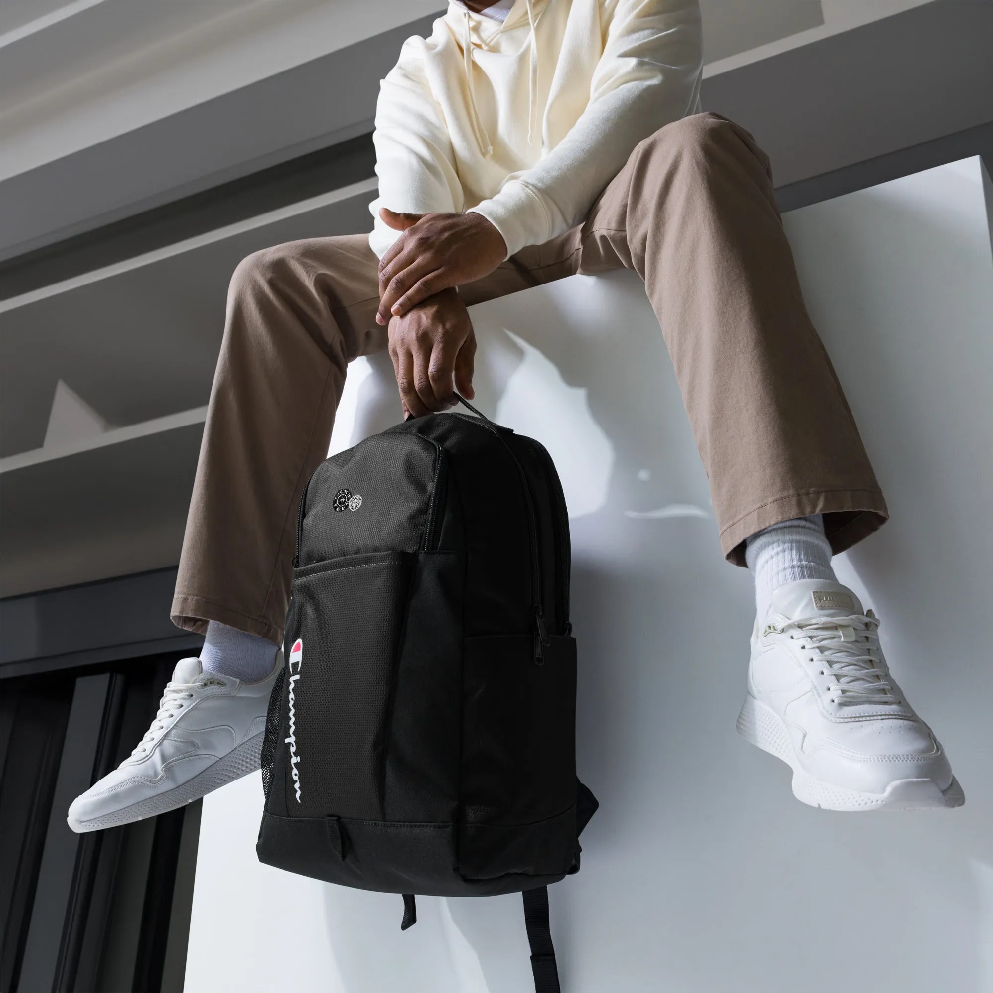 Champion backpack | signature embroidered