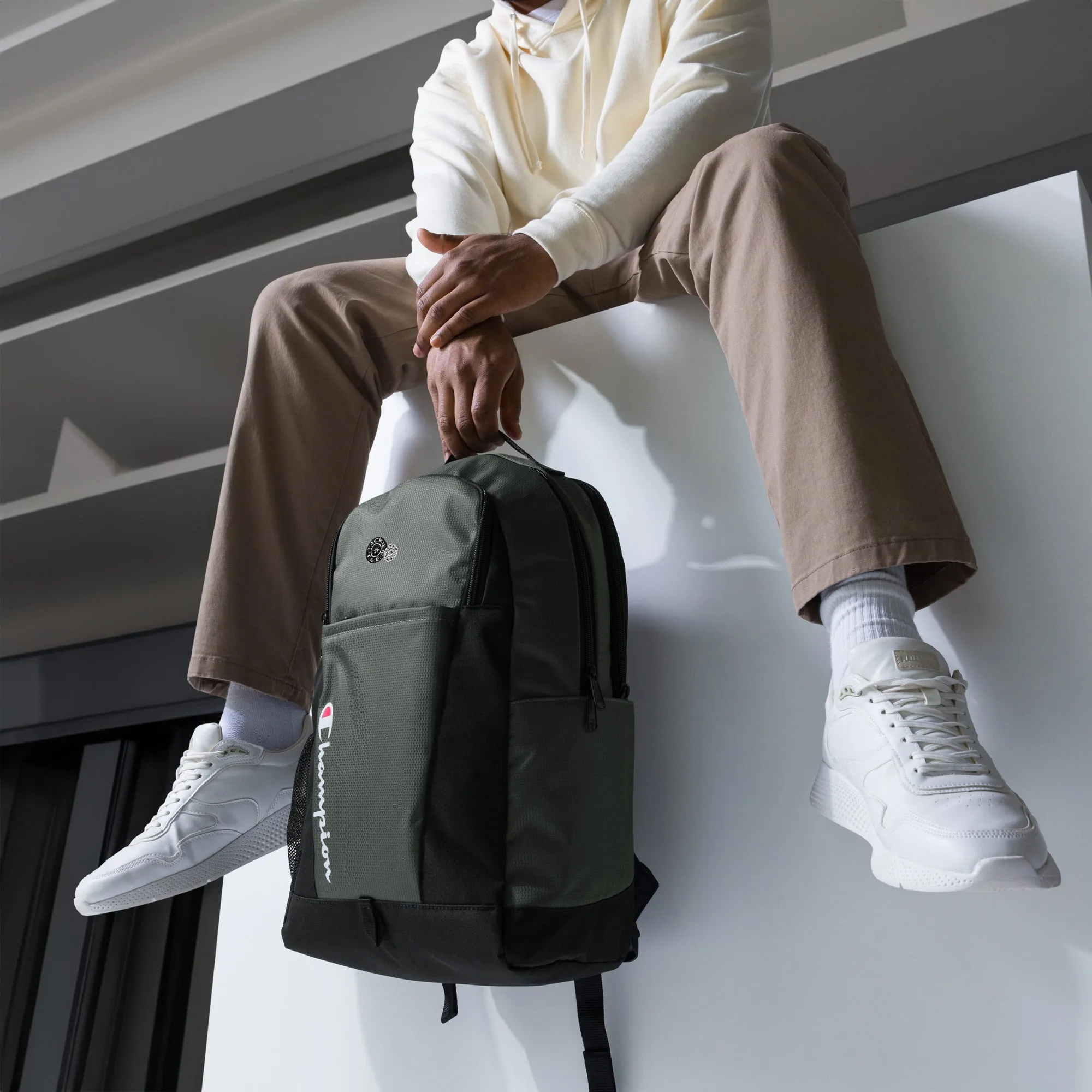 Champion backpack | signature embroidered