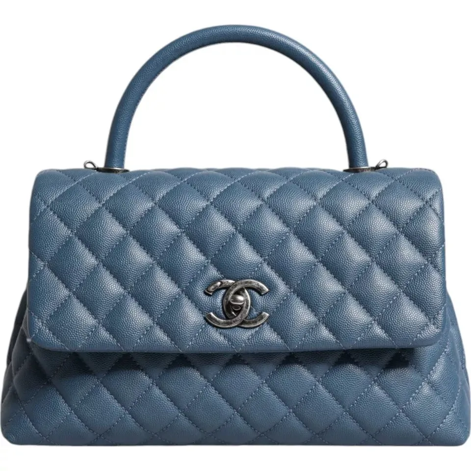 Chanel Lambskin Coco Handle Medium Flap Bag