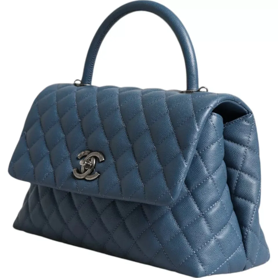 Chanel Lambskin Coco Handle Medium Flap Bag