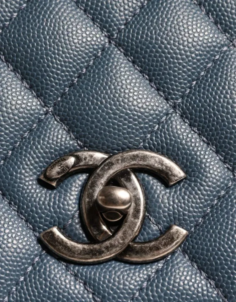 Chanel Lambskin Coco Handle Medium Flap Bag
