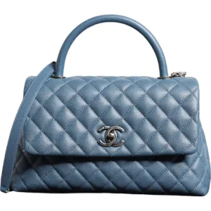 Chanel Lambskin Coco Handle Medium Flap Bag