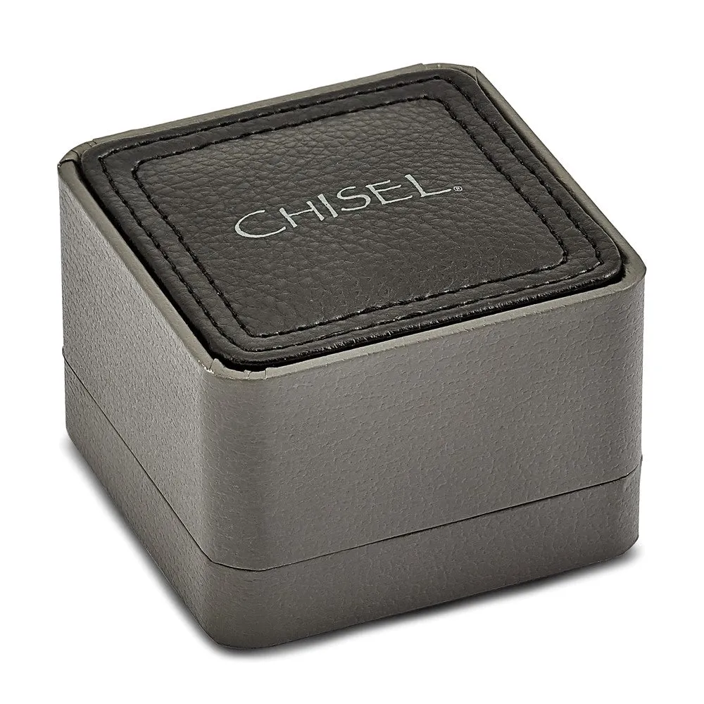 Chisel Titanium Brushed and Polished Cuff Links