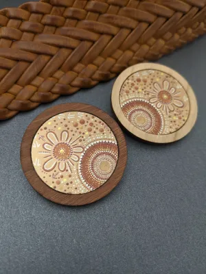 COMMUNITY SPIRIT – timber brooches