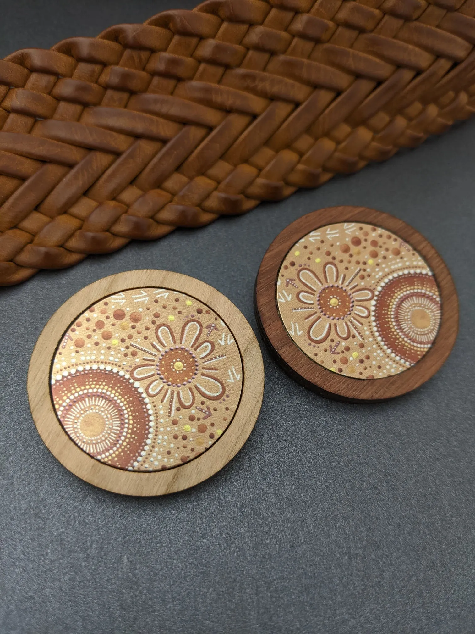 COMMUNITY SPIRIT – timber brooches