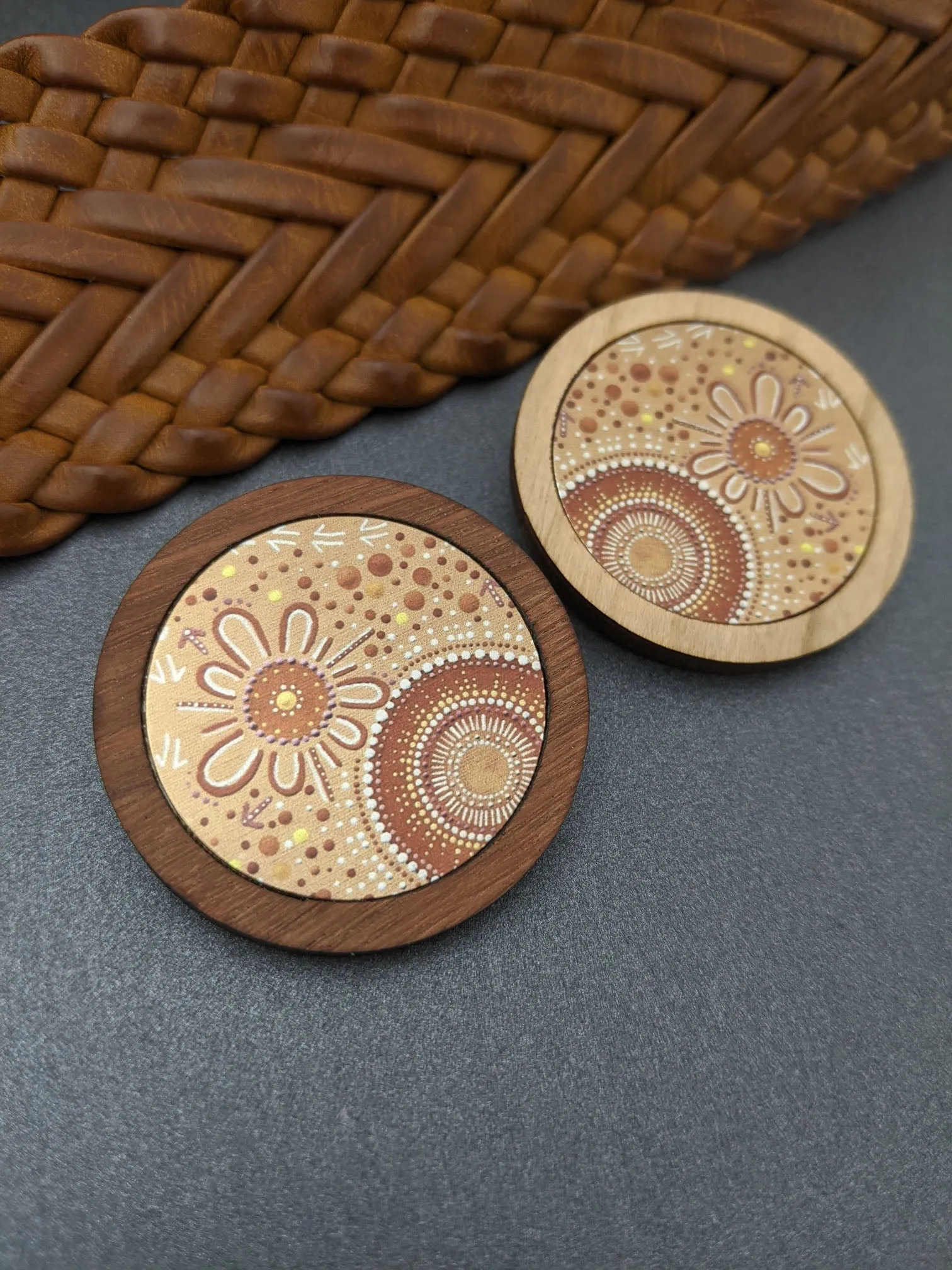 COMMUNITY SPIRIT – timber brooches