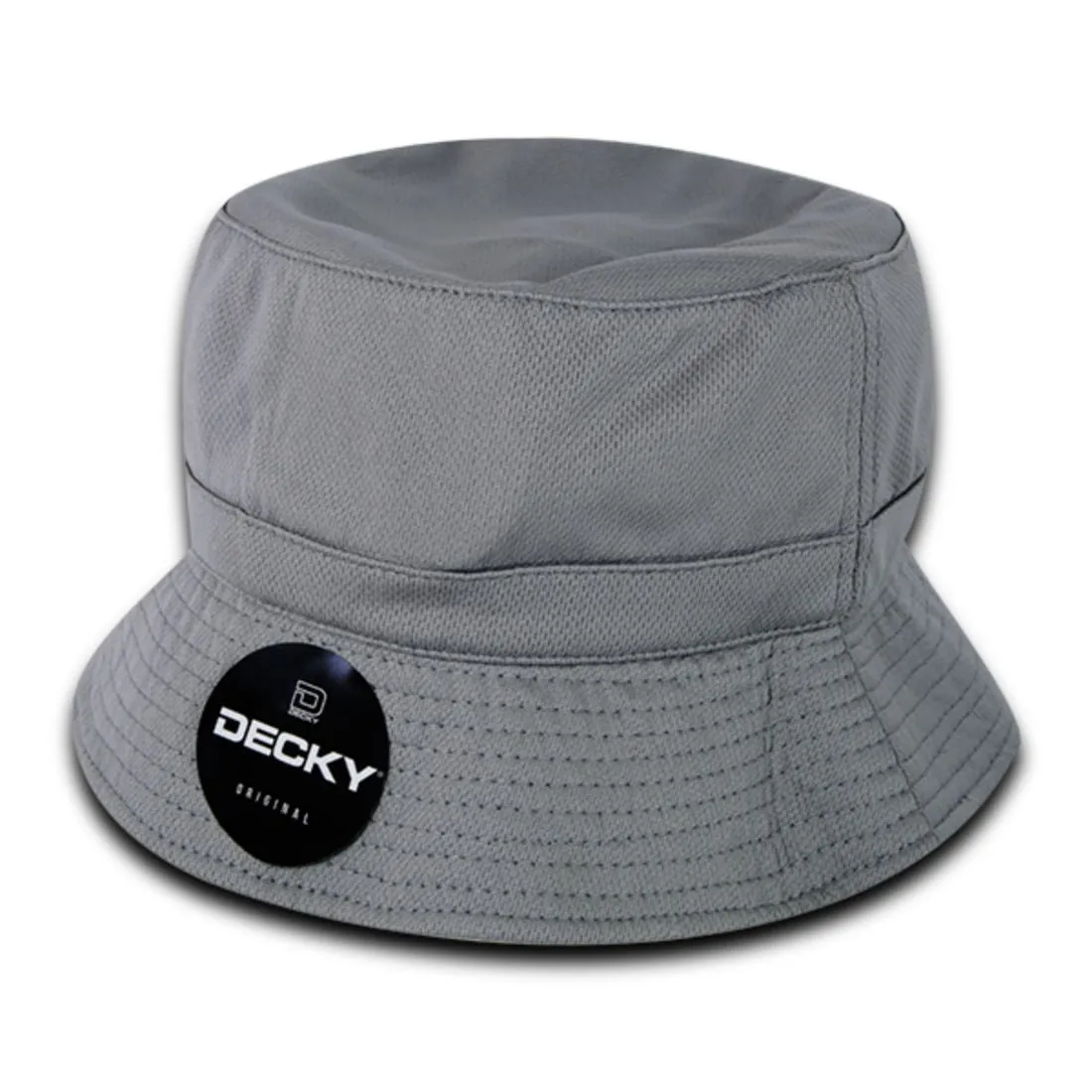 Decky 5110 Mesh Bucket Hats Fisherman Buckets Caps Fishing Cotton Blank