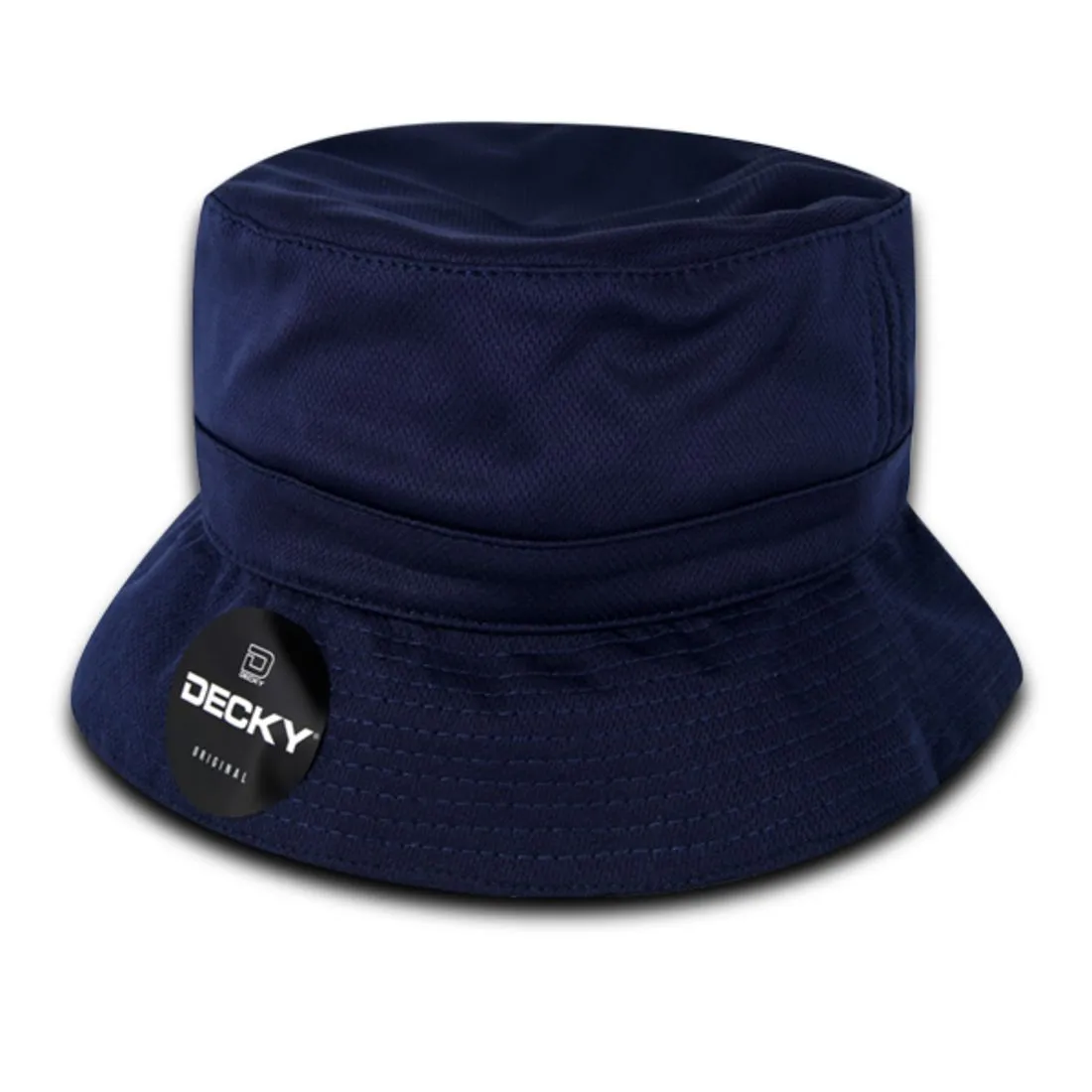 Decky 5110 Mesh Bucket Hats Fisherman Buckets Caps Fishing Cotton Blank